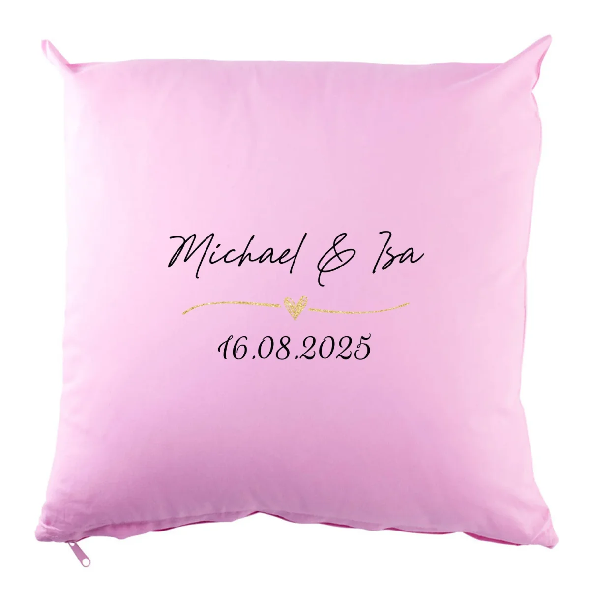 Personalisiertes Kissen mit Motiv - Wedding Love – Bild 6