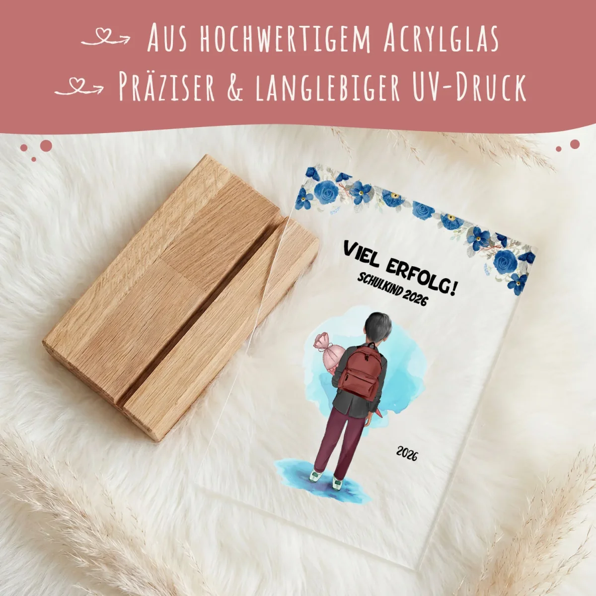 Acrylglas mit Konfiguration - Einschulung – Bild 4