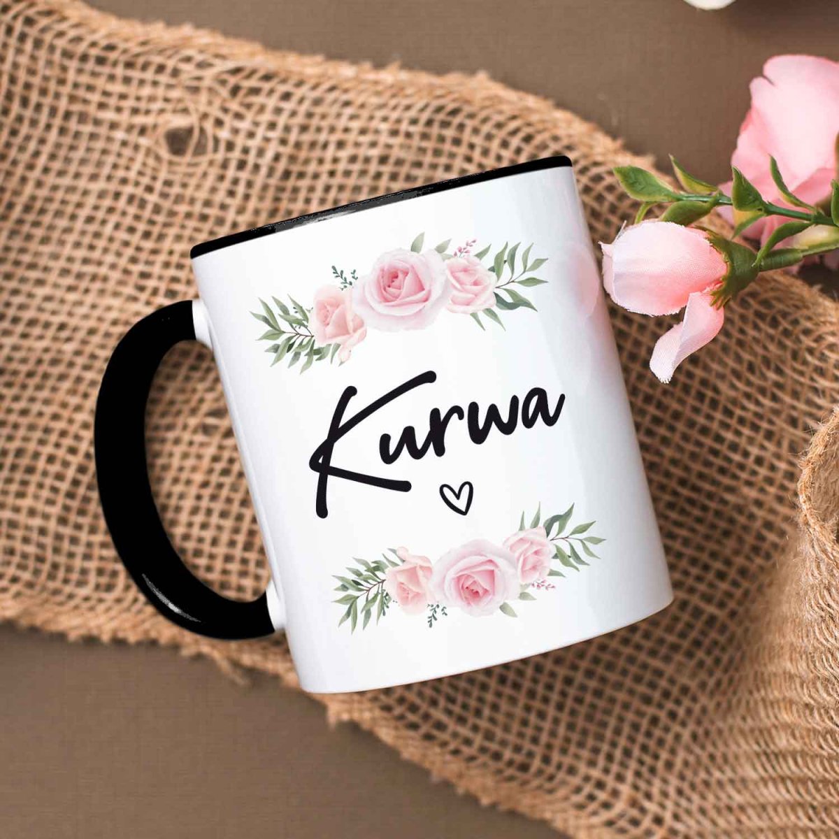 Bedruckte Tasse Kurwa – Bild 2