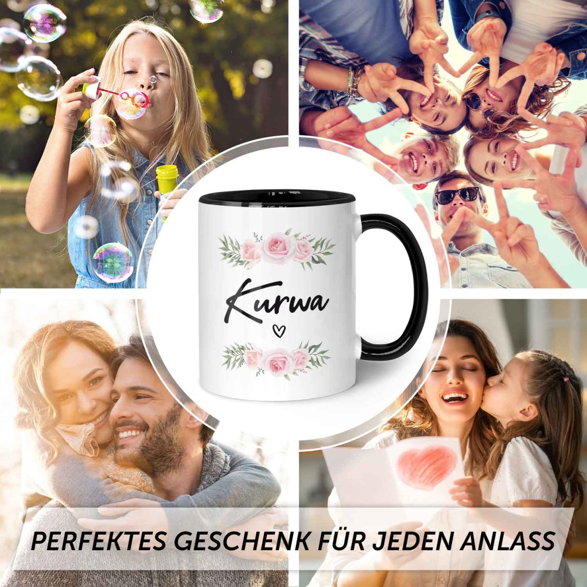 Bedruckte Tasse Kurwa – Bild 6