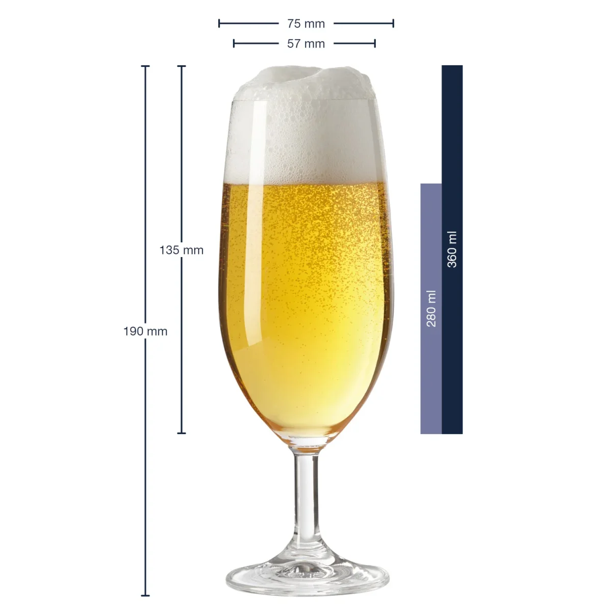 Leonardo Bierglas mit Gravur "Prost Bier" – Bild 5