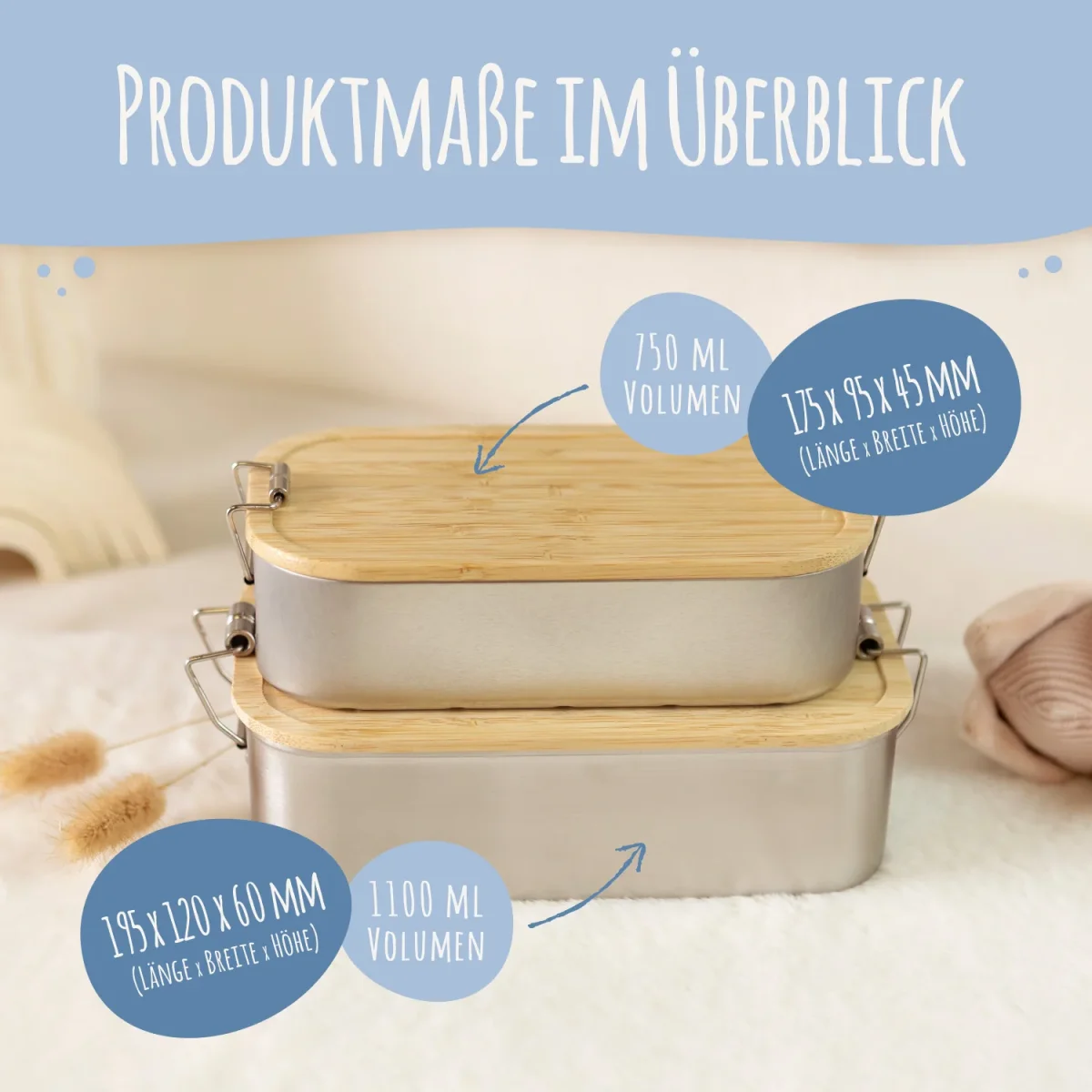 Brotdose mit Deckel für Kinder mit UV-Druck im "Einhorn V2" Design – Bild 7