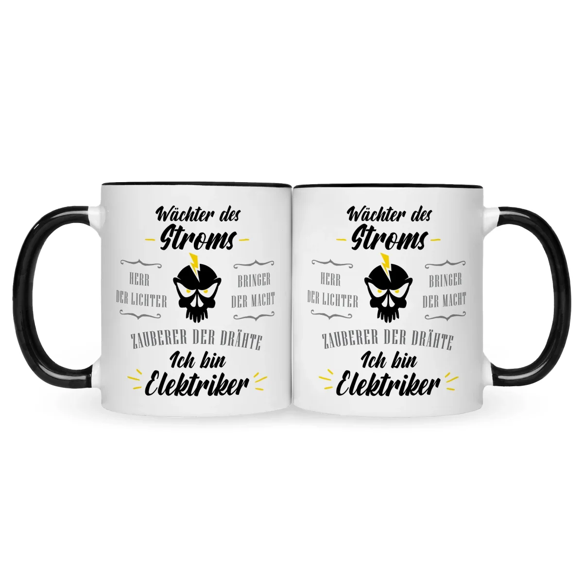 Bedruckte Tasse mit Spruch Wächter des Stroms – Bild 8