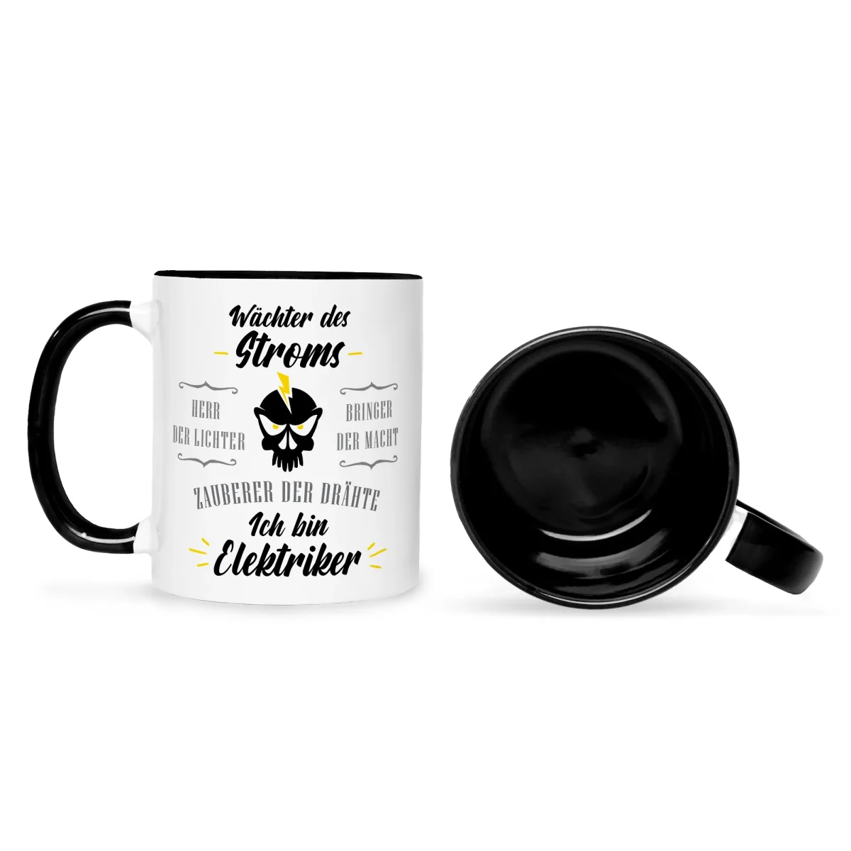 Bedruckte Tasse mit Spruch Wächter des Stroms – Bild 6