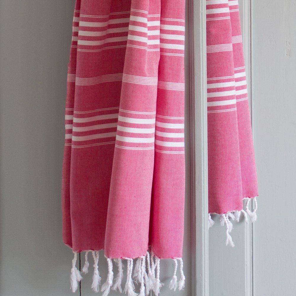 Hamamtuch extralang - fuchsia – Bild 3