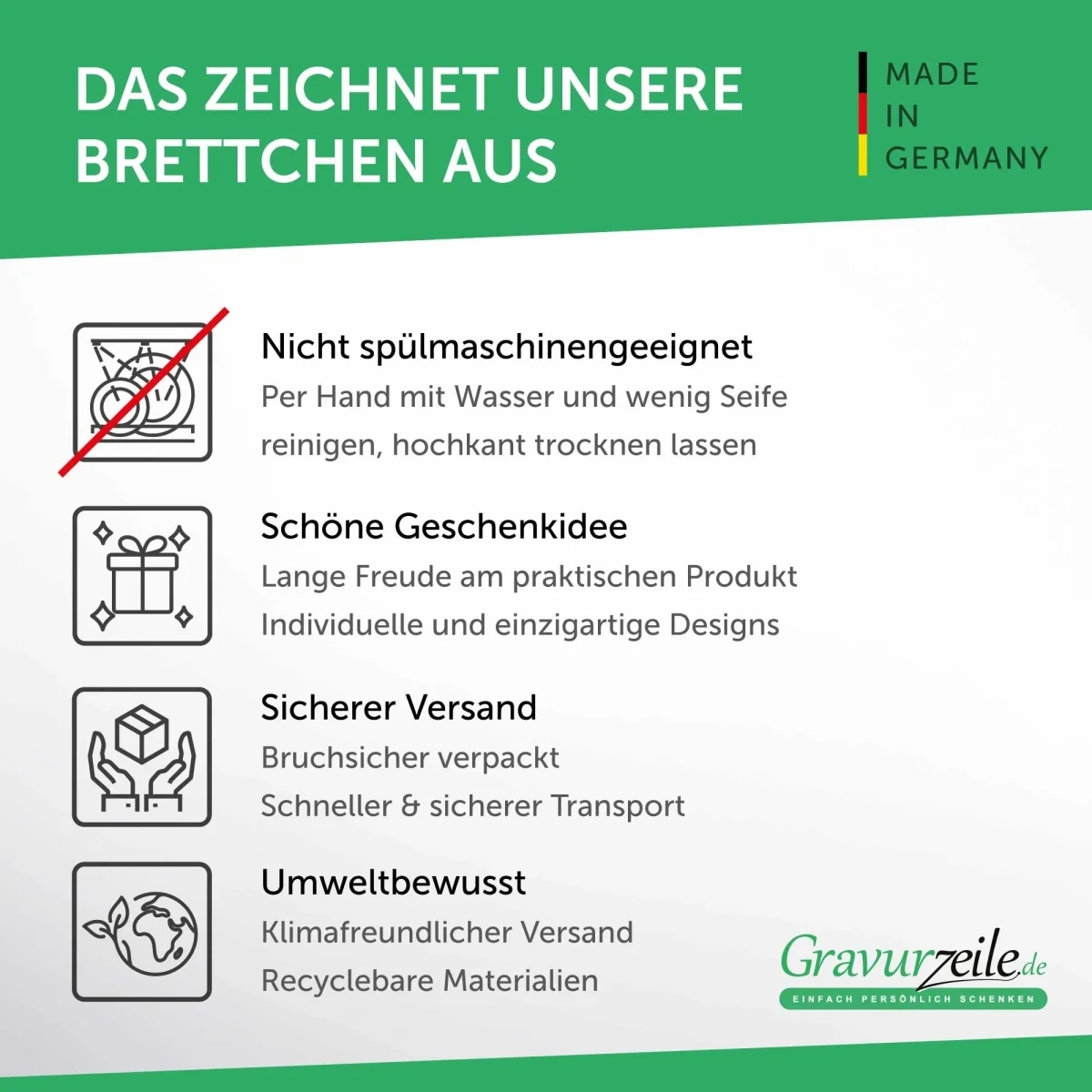 Frühstücksbrettchen mit Gravur "Kommunion Fisch" – Bild 6