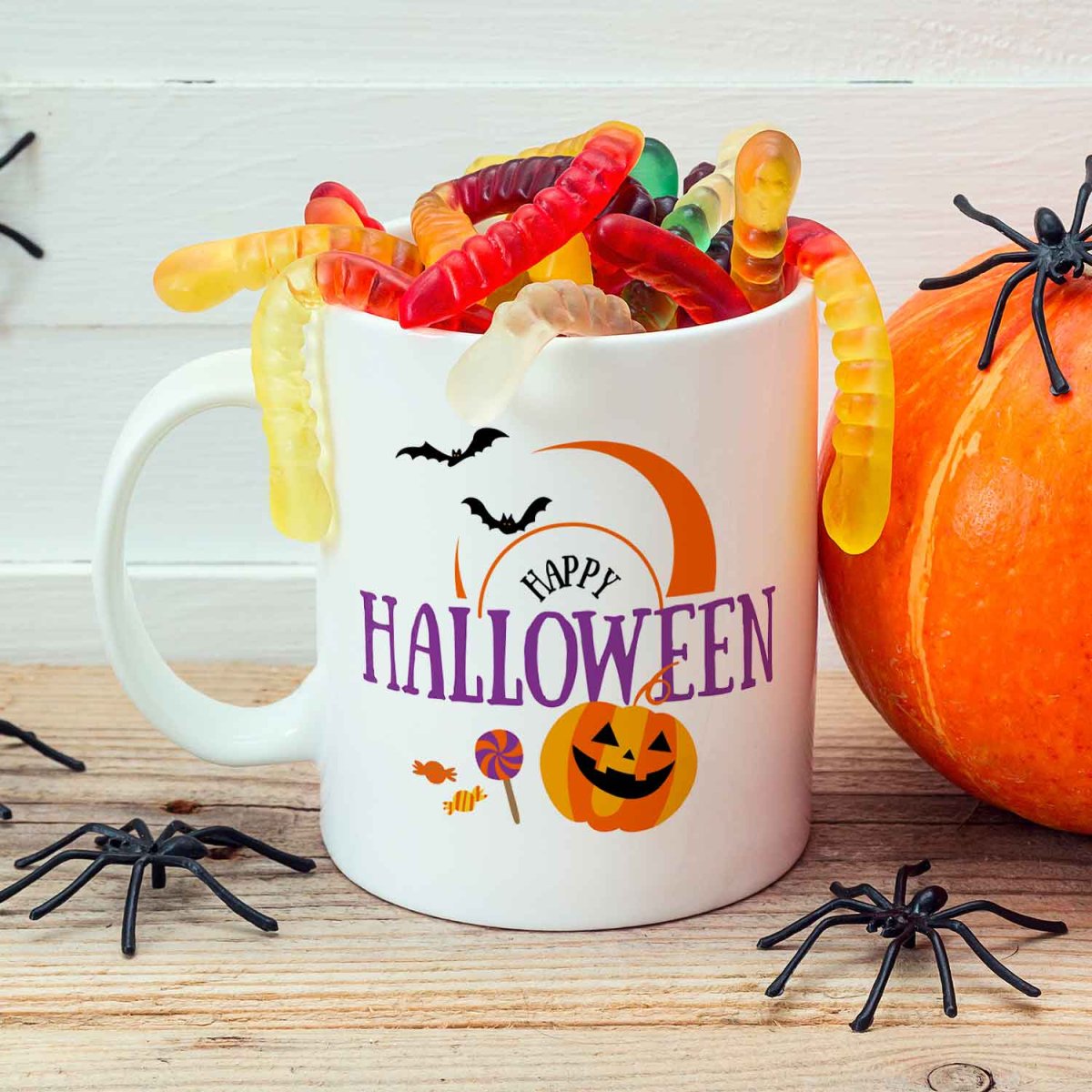 Bedruckte Tasse mit Motiv im Happy Halloween Design – Bild 8