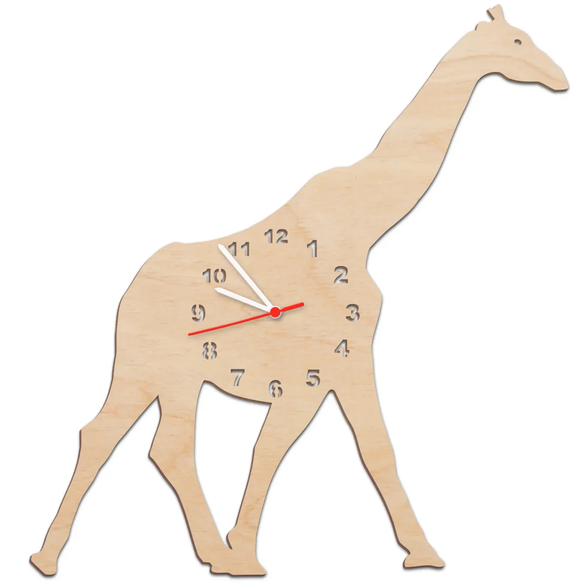 Kinder Wanduhr im Giraffen Design – Bild 5