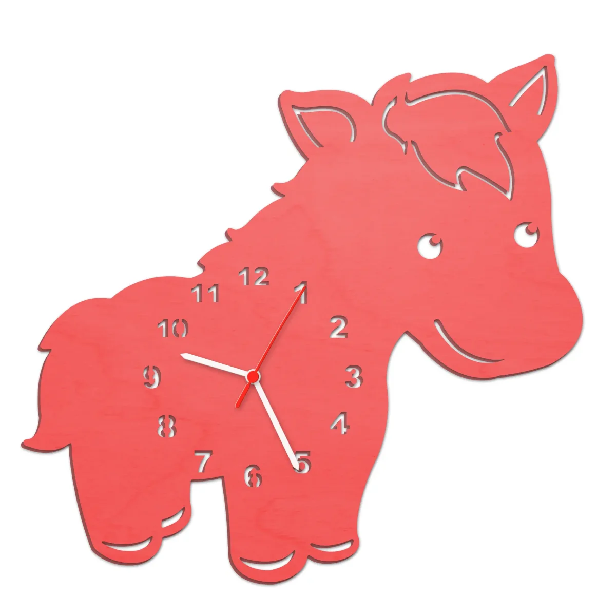 Kinder Wanduhr im Pferd Design – Bild 5