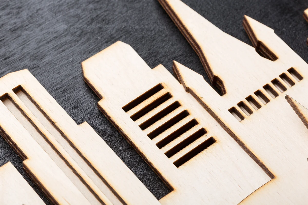 3D Wandbild aus Holz Skyline London 2017 – Bild 8