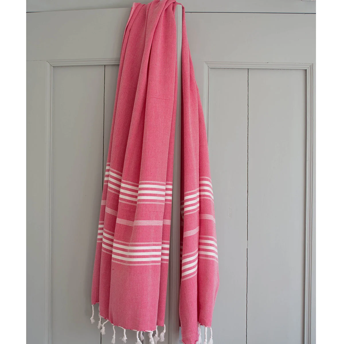 Hamamtuch Classic extralang fuchsia 100x200 cm – Bild 2