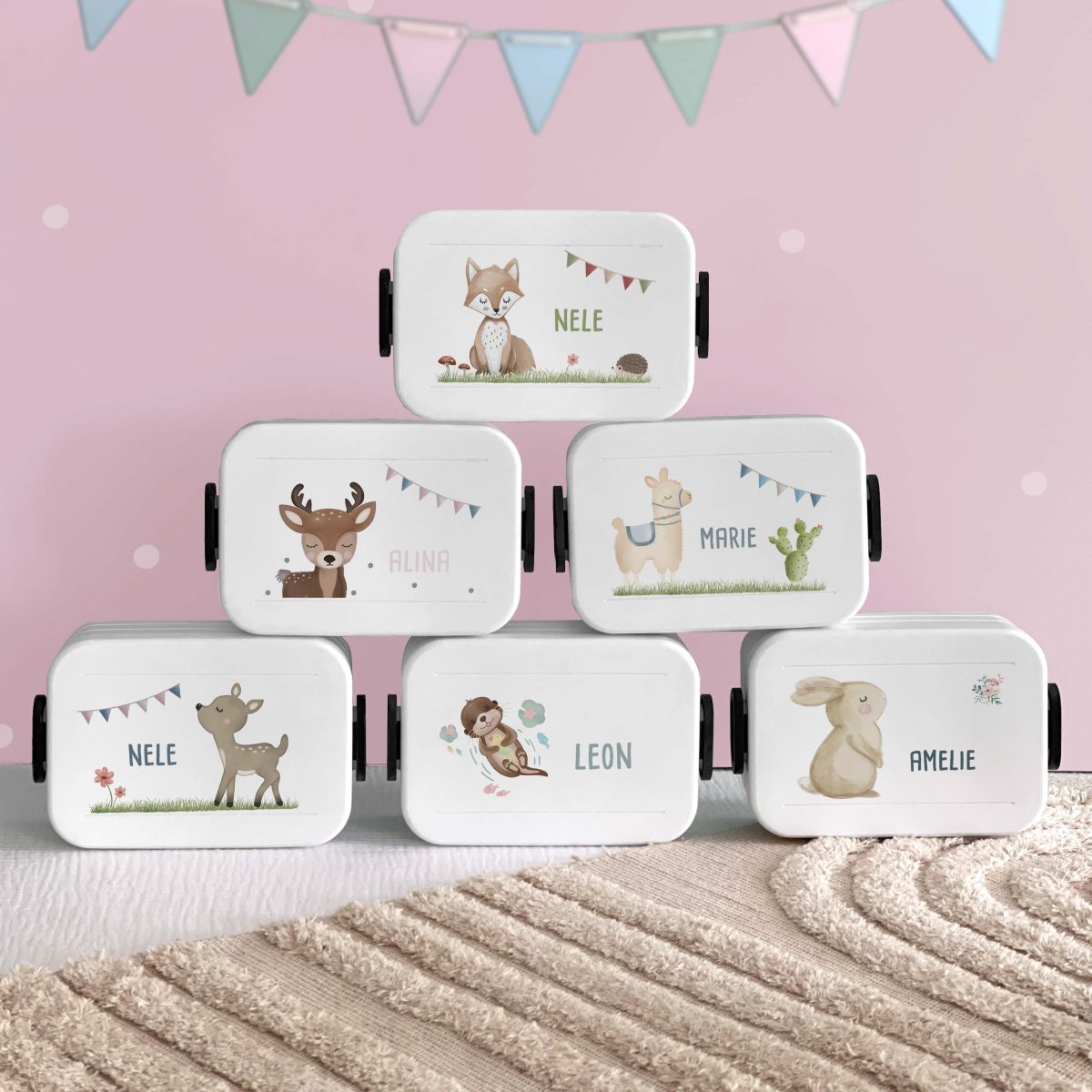 Mepal-Lunchbox „Fuchs“ personalisiert Druck – Bild 8