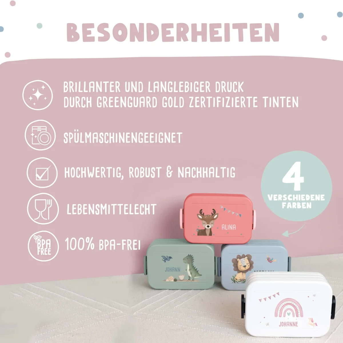 Mepal-Lunchbox „Otter“ personalisiert Druck – Bild 5