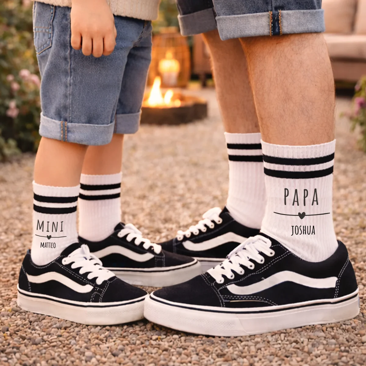 Socken „Papa“ personalisiert Sublimation – Bild 4