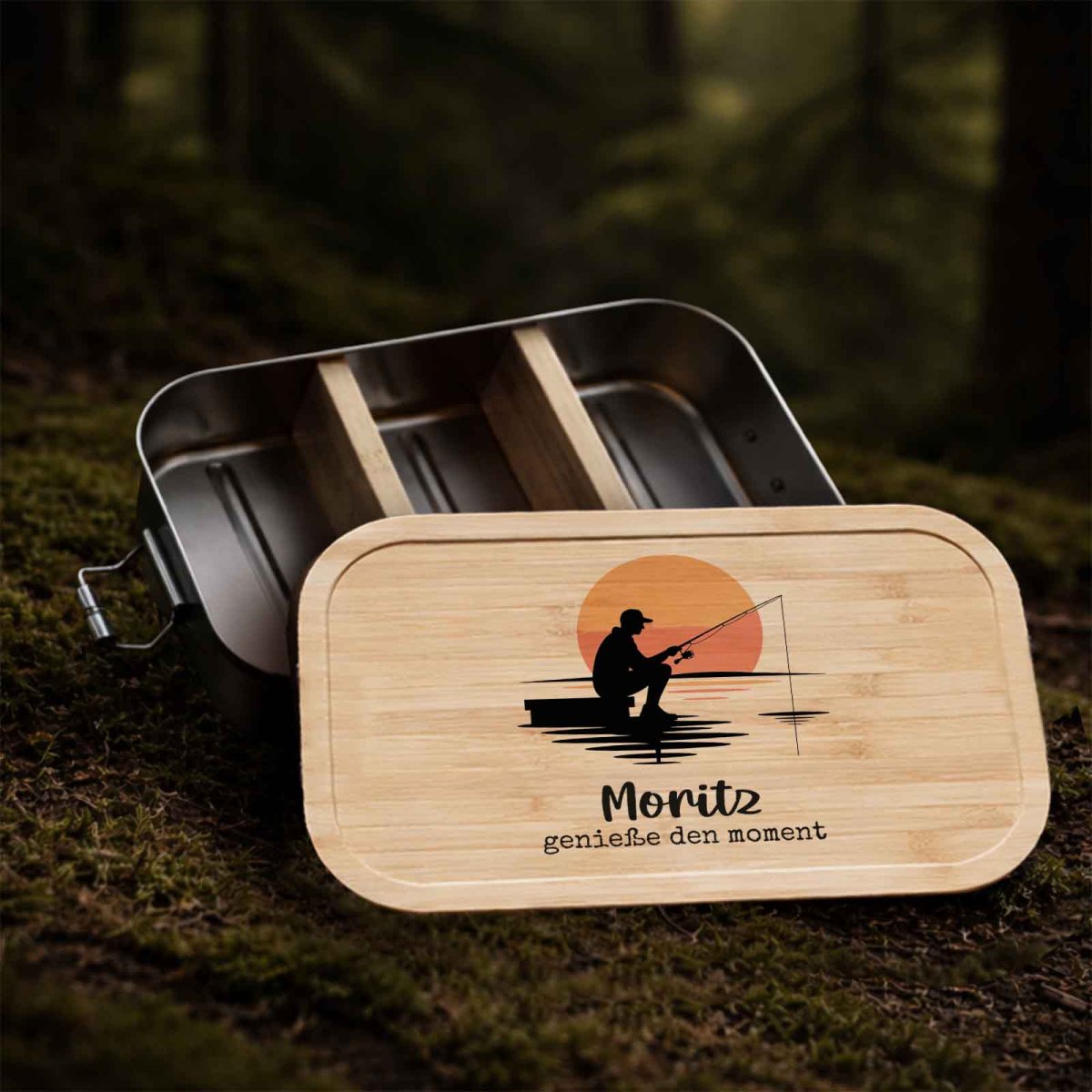 Lunchbox „Angler“ personalisiert – Bild 3